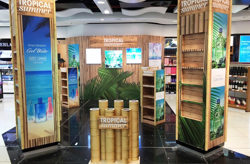 Tropical Summer – Duty Free Retail Display